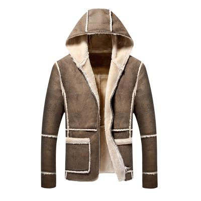 China Popularity New Breathable Hot Selling Hoodie Jacket Winter Leather Jackets For Men 2021 Stylish for sale