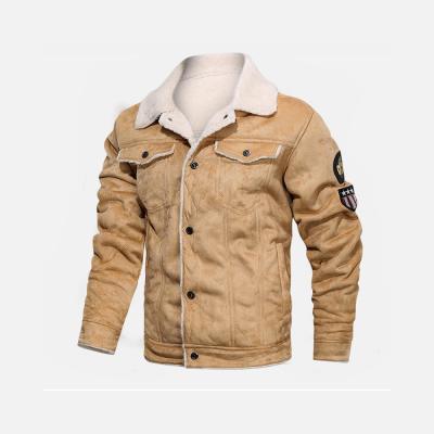 China High Quality Breathable Custom Made Size And Color Winter Jacket Men Faux Fur Suede Jackets for sale