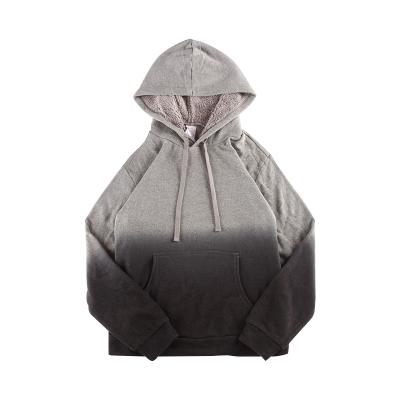 China Wholesale Hood Inside Tie Dye Color Fleece Blend Cotton Anti-pilling Hoodies Pullover Hoodie for sale