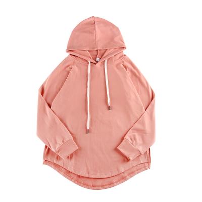 China Anti-pilling Women's Slim Fit 4 Colors Available Side Slits Hoodies for sale