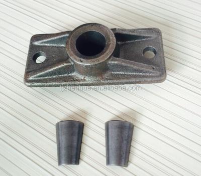 China Prestressed iron anchor plate and wedge for sale