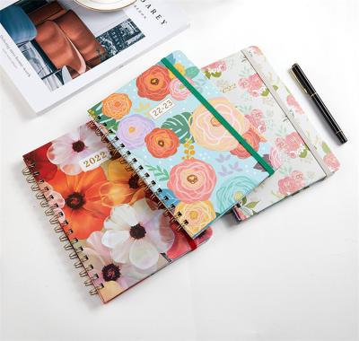 China 2022 Spiral Binding Hardcover Book Ready Current High Quality Planner for sale