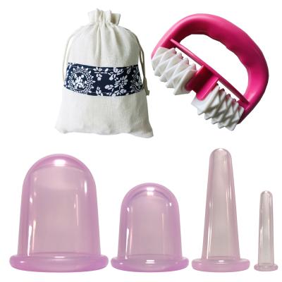 China Full Body Family Drop Shipping Silicone Massager Anti Cellulite Vacuum Silicone Cupping Cups Health Care for sale