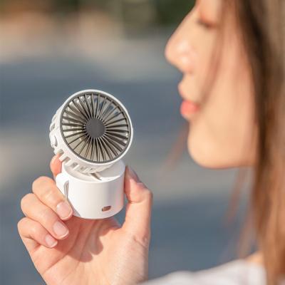 China Protable Portable Cooler Mini Neck Fan USB Charging Personal Desktop Fans Portable Desktop Travel Rechargeable Outdoor Power Source for sale