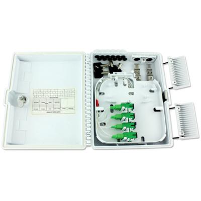 China Outdoor FTTH 16 Core FTTH Enclosure Splitter Termination Fiber Optic Distribution Box for sale