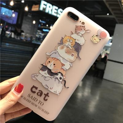 China Shockproof For iPhone Xs Max Case Silicone Niceking Cute Cartoon TPU Back Cover Matte Soft Case For Iphone X XS Max for sale