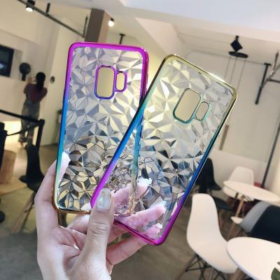 China 3D TPU+PC Rainbow Diamond TPU Case For Samsung Galaxy Note9 S8 S9 Plus S10 Plus S10E J4 J6 A8 Plus 2018 2016 2017 Major Grand for sale