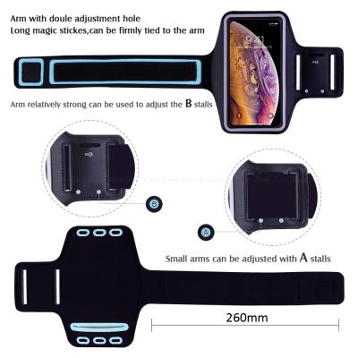 China TPU+PC Waterproof Sports Workout Gym Arm Band Running Case For iPhone XS Max XR X 10 8 7 6 6S Plus Se 5 Pouch 5S 4 4S Belt Cover Bag for sale