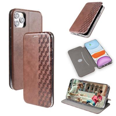 China Luxury Anti-fall Flip Wallet Mobile Phone Case Leather Cell Phone Case With Holde Card Slot for sale