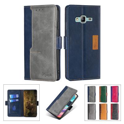 China Flip Wallet Mobile Phone Case Luxury Leather Shockproof For J2 Pro 2016 2017 2018 Galaxy A5 A6 A7 A8 A9 J3 J5 J7 Prime Book Cover for sale