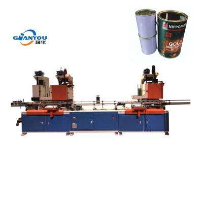 China General 18L Food / Tin Can Making Machine Automatic Bucket / Paint Drum Production Line Te koop