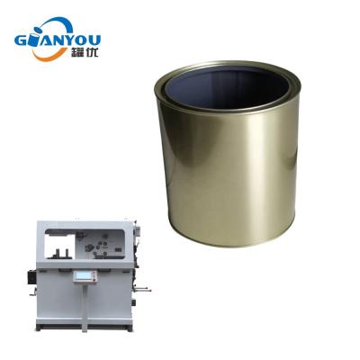 Chine Tin Can Small Round Food Box Food Cookie Tin Can Making Machine Cans Body Welding Machine à vendre