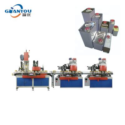 Cina Other Rectangular Tin Can / Oil Making Machine , Automatic Production Line in vendita