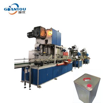 中国 Other Square / Oil Tin Can Making Machine , Automatic Production Line 販売のため