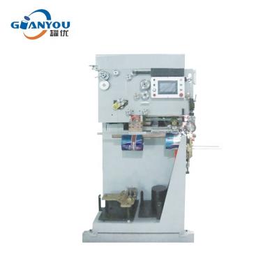 China Semi Automatic Food Back Feed Tin Can Seam Welding Machine For Can Making Line for sale