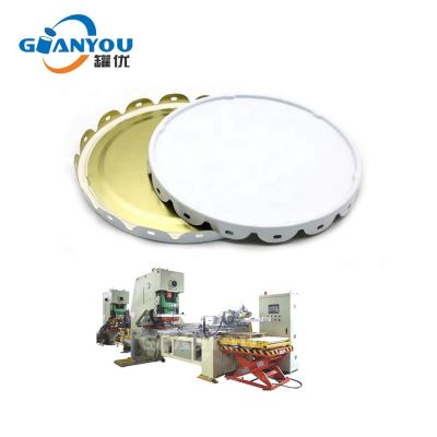 China Pail Lid Cover Automatic Pail Lid Press Tin Can Making Machine End Chemical Production Line Te koop