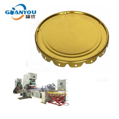 Κίνα Turkey Pail Lid Tin Can Making Machine Metal Bucket Cap Lid Chemical Production Line προς πώληση