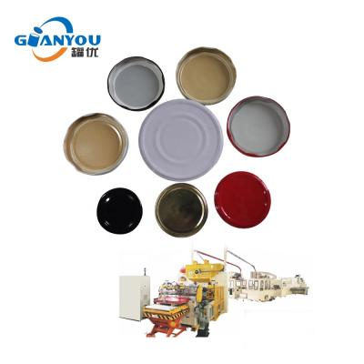 China Other Twist Off Metal Hook Cap Making Machine Glass Bottle Jar Production Line Te koop