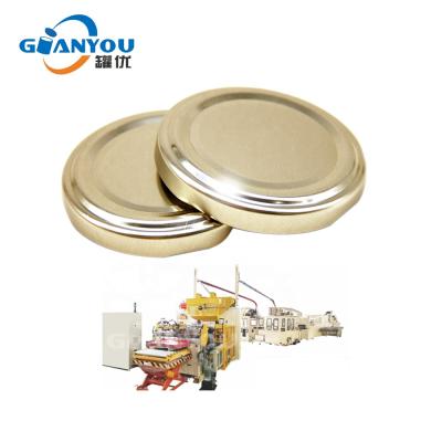 China Other Automatic Twist Off Cap Making Machine Tin Can Stand Up Cap Bottle Jar Production Line for sale