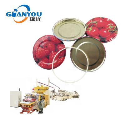 China Other SKO tin can cover canned food hook cap making machine glass bottle jar production line for sale