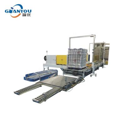 China Food tin can palletizer and depalletizer, automatic en venta