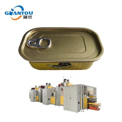 Κίνα Two Piece Automatic Club Food Box Production Line Can Making Machine Sardine Tuna Canned Food Machine προς πώληση