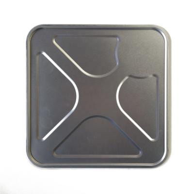 China Beverage Tin Lid/Tinplate Metal Cover/Bottom Tin End For Square Round Tin Can en venta