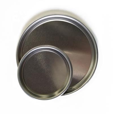 China Beverage Tin Lid/Tin Metal Cover/Bottom Tin End For Round Tin Can Square Box en venta