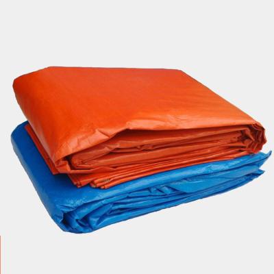 China Linyi Factory Waterproof Blue Double Pe Recycled Tarpaulin Covers for sale