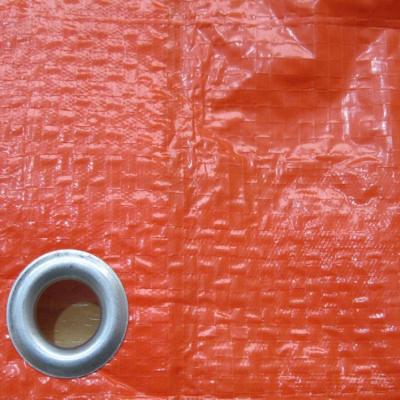 China Waterproof orange blue plastic sheet roll water resistant pe tarpaulin covers polyethylene plastic sheet for truck cover&tent for sale