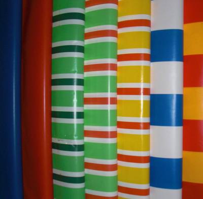 China China Factory Stripe Waterproof PVC Coated Tarpaulin Polyethylene Plastic Sheet For Tents Or Tents Best Price for sale