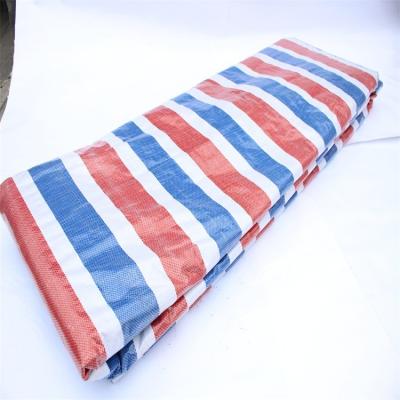 China Blue water resistant PP/PE strip tarpaulin tarpaulin car covers truck train fabric woven pe material tarpaulin for sale