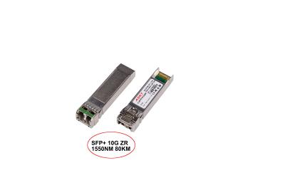 China 1550nm SFP+ Optical Transceiver , 8X Fiber Channel Transceiver sfp-10gbase-ZR for sale