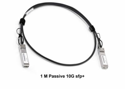 China 1 M Passive 10G SFP Direct Attach Twinaxial Cable 30AWG High Speed for sale