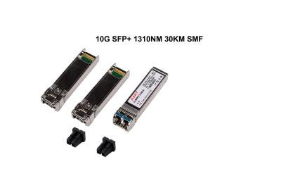 China transceptor óptico de 30km SMF SFP+, elevado desempenho do transceptor da fibra do Ethernet à venda