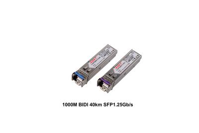 China 1000M Opnext BIDI SFP Fiber Module Single Mode RoHS INMETRO certification for sale