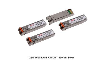 중국 1000BASE CWDM SFP 섬유 단위, 이더네트 광학적인 송수신기 DDM DOM 판매용