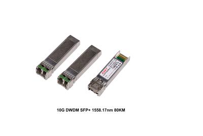 China 1558.17nm DWDM SFP + Transceiver Module , Cisco Optical Transceiver for sale