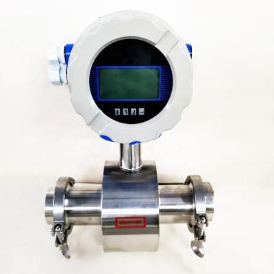 China Digital Tri Clamp Electromagnetic Flow Meters Water Flow Meter LDG for sale