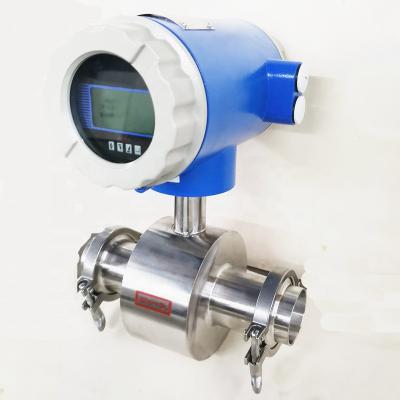 China Tri Flange LDG Food Grade Electromagnetic Water Flow Meter for sale