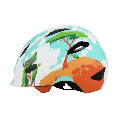 China ABS+PC MONU Camouflage Cartoon Animal Cycling Helmet Capacete Ciclismo With Bear Like Top Protection For Kids Children Bike Helmet for sale