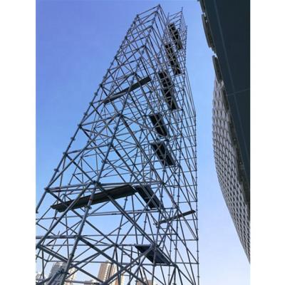 China Building construction aluminum single width ringlock system scaffolding for sale for sale