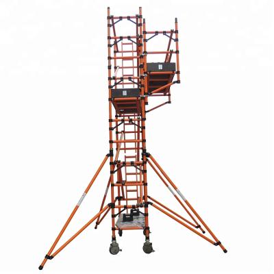 China ZONE I Electric Power Engineering Leader GRP Fiberglass Suspended Scaffolding Tower With CE Certificate for sale