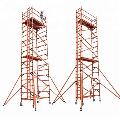 China Non-decending T-joints zone 1 grp fiberglass scaffolding non-conductive tower with CE certificate for sale