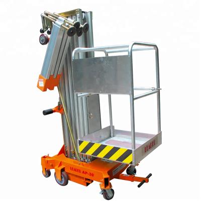 China Maintenance Aluminum Vertical Single Man Personnel Lifts Platform for sale