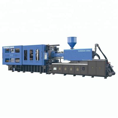 China SANSHUN Horizontal 638 Servo Energy Saving Ton Injection Molding Machine Make Jars Plastic Injection Molding Machine for sale