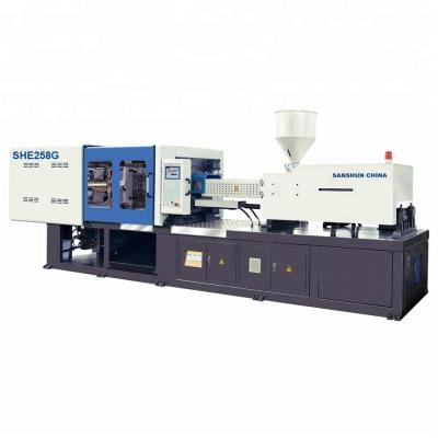 China SANSHUN Horizontal Servo Energy Saving Injection Molding Machines SHE258G for sale