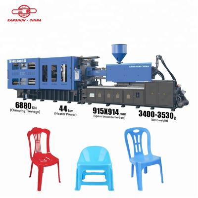 China 2018 New Ningbo SHE688G Horizontal Injection Molding Machine, Plastic Chair Making Machine for sale