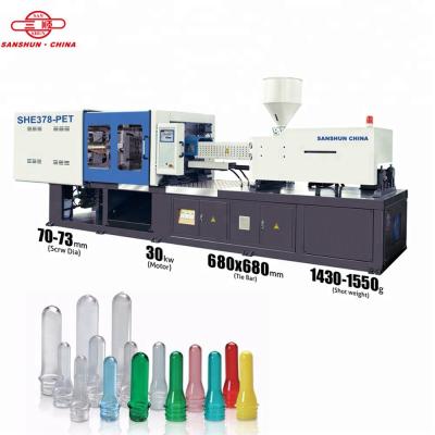 China SHE378 Horizontal PET Preform Injection Molding Machine For Water Bottle for sale