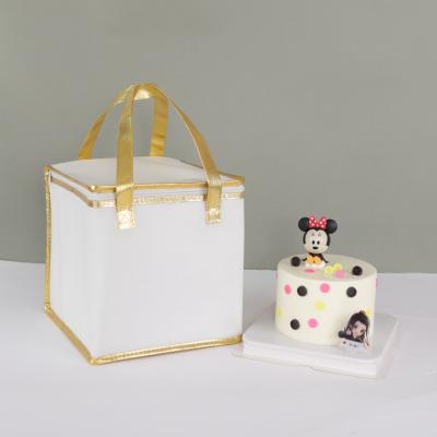 China Waterproof Fashionable Cute Thermal Bag Insulated Bag Cake Cooler Bag For Take Out for sale